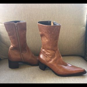 Steve Madden boots Roccco tan leather